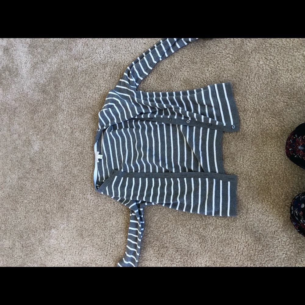 Striped cardigan